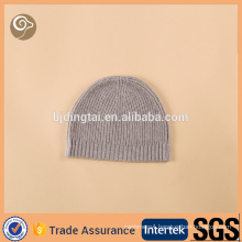 Kitted pure cashmere hat